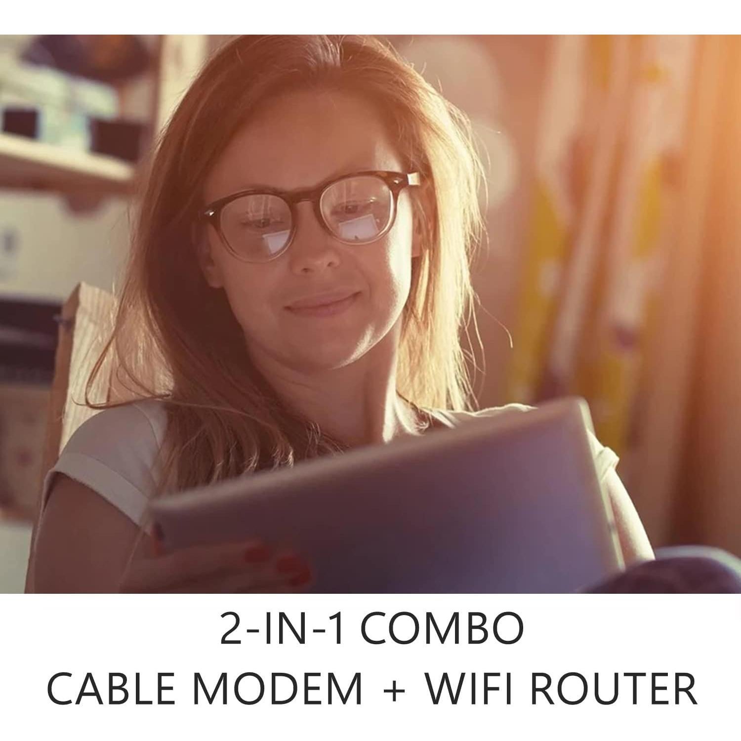 Módem Router WiFi Motorola MG7700 DOCSIS 3.0 800 Mbps