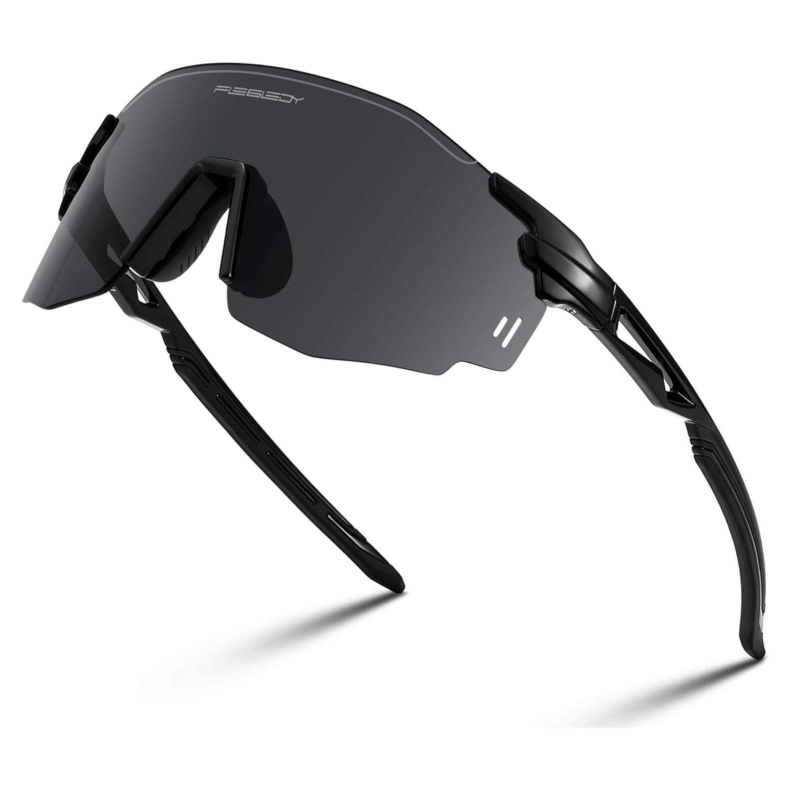 Gafas de sol deportivas FEISEDY sin montura UV400 para ciclismo