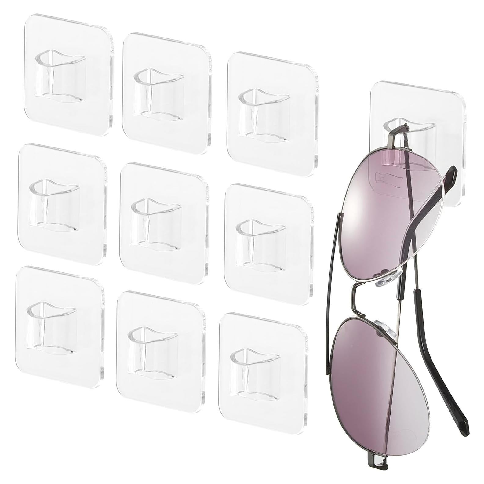 Soporte de Gafas de Pared WPESI 10 Pack Acrílico Transparente