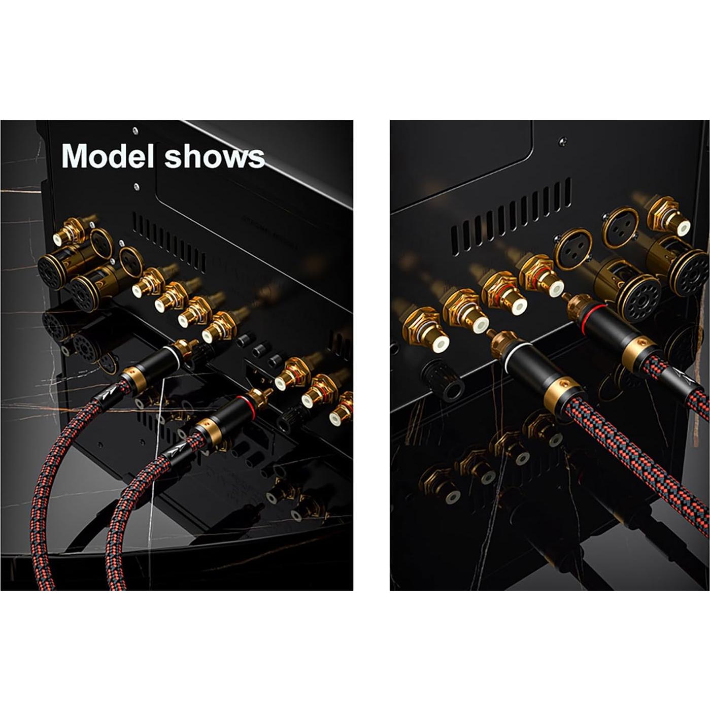 Cable de audio 2RCA macho a 2RCA macho Primeda 1.5m