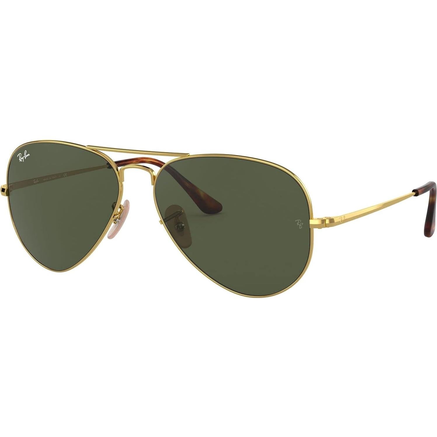 Gafas de Sol Ray-Ban RB3689 Aviador Metal Evolve 58mm Oro/G-15