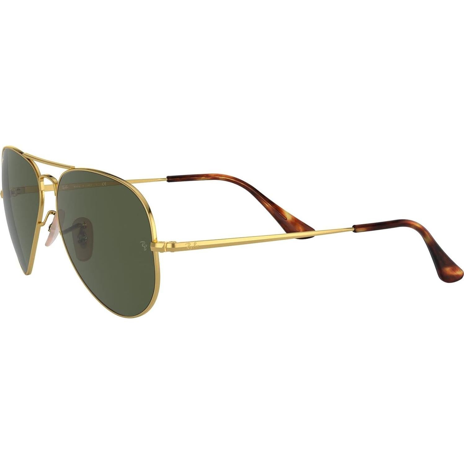 Gafas de Sol Ray-Ban RB3689 Aviador Metal Evolve 58mm Oro/G-15