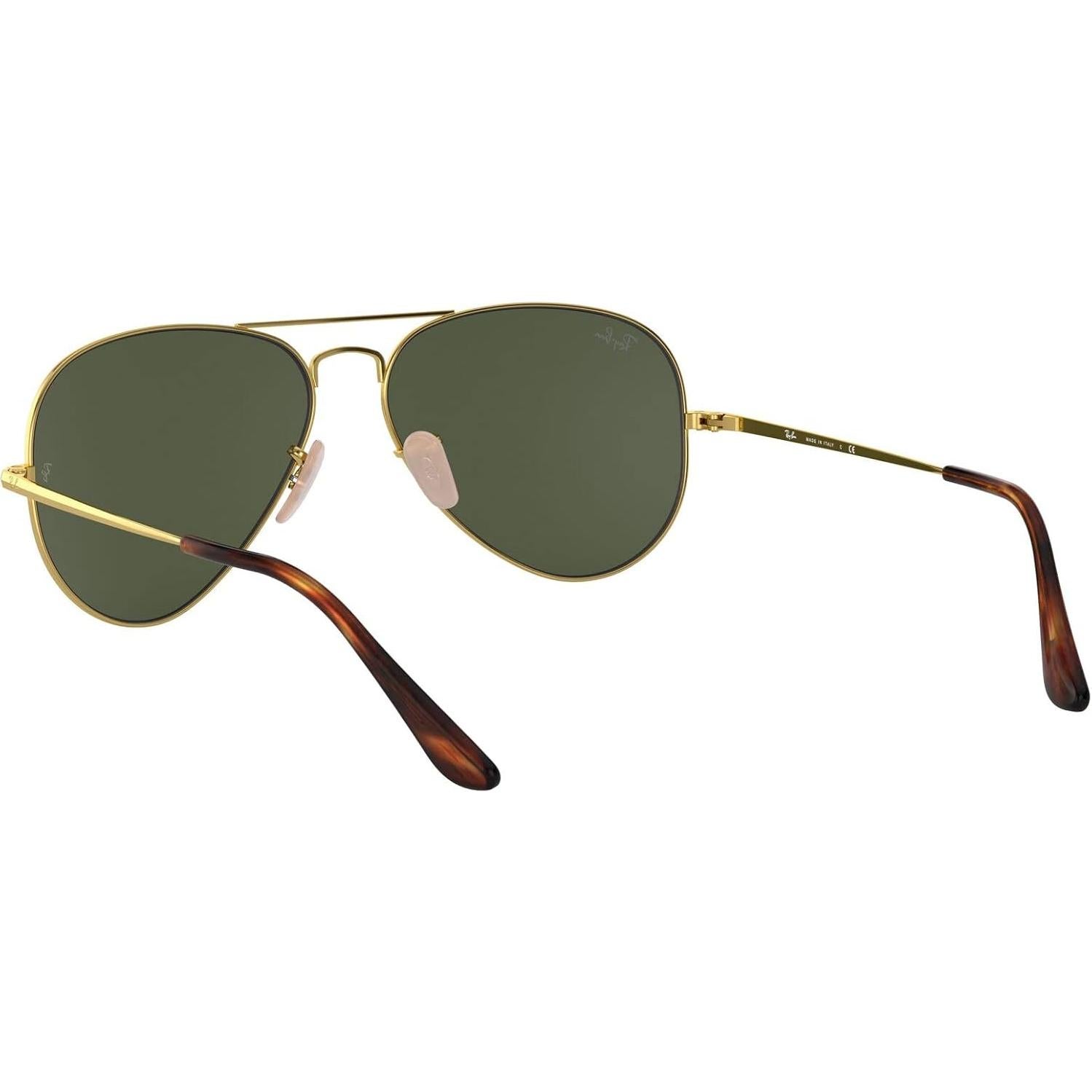 Gafas de Sol Ray-Ban RB3689 Aviador Metal Evolve 58mm Oro/G-15