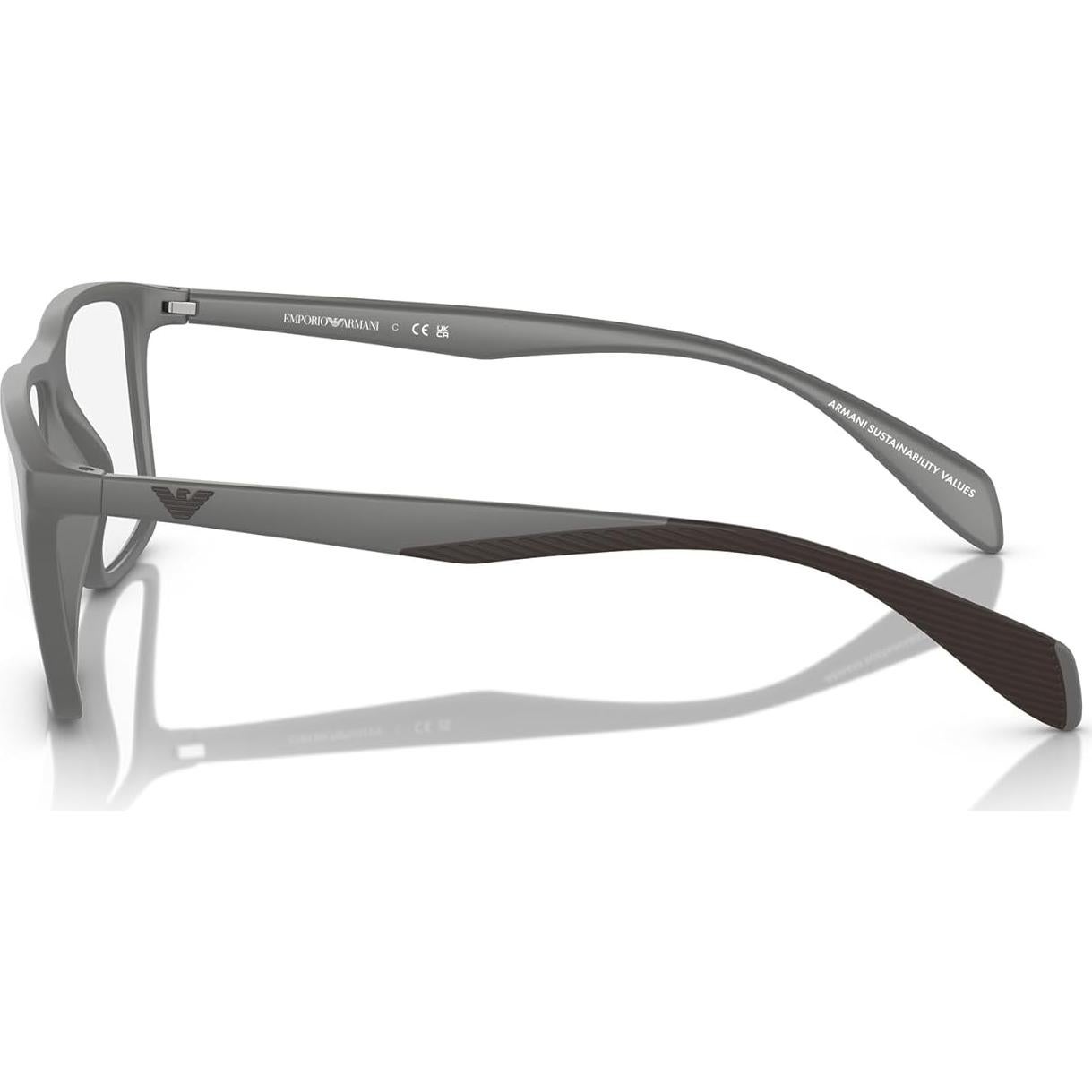 Gafas Recetadas Emporio Armani EA3230 Hombres Gris Mate