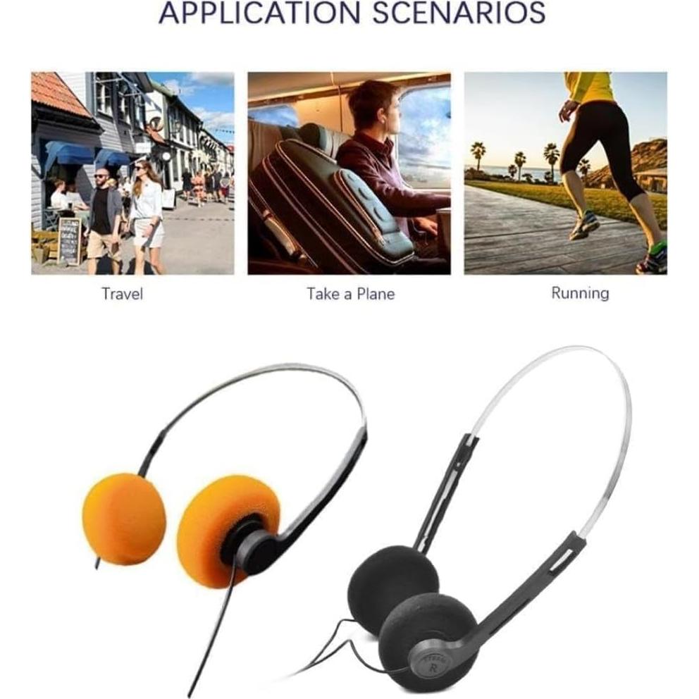 Auriculares Retro Zenarao Over-Ear Estéreo Hi-Fi Con Cable