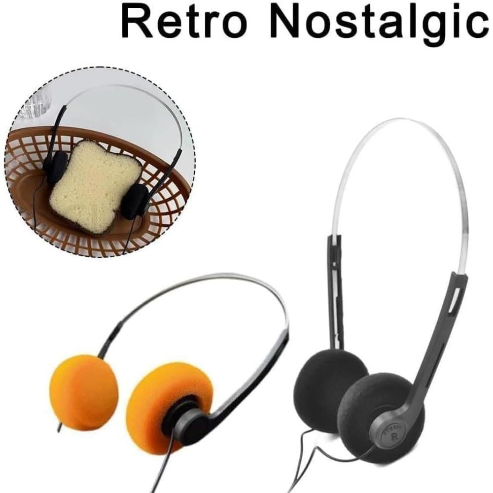 Auriculares Retro Zenarao Over-Ear Estéreo Hi-Fi Con Cable