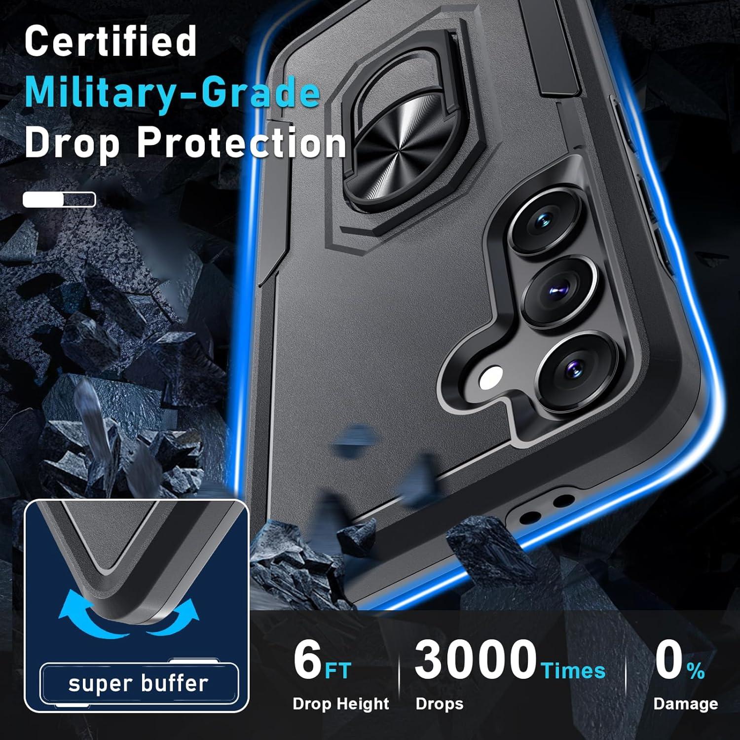 Funda Janmitta para Samsung Galaxy S24 FE con Protector