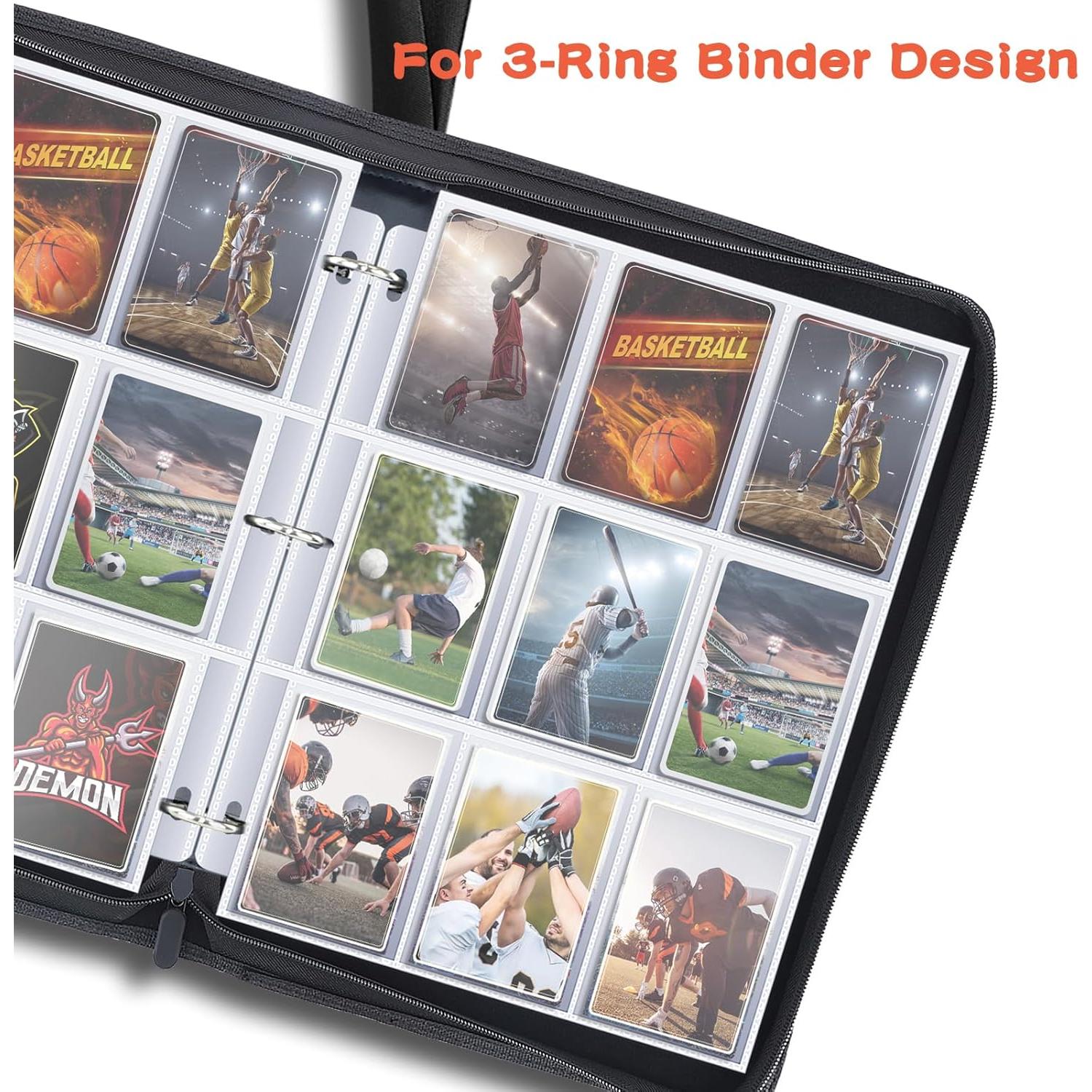 1800 Fundas para Tarjetas Kitoyz - Doble Cara, Transparente