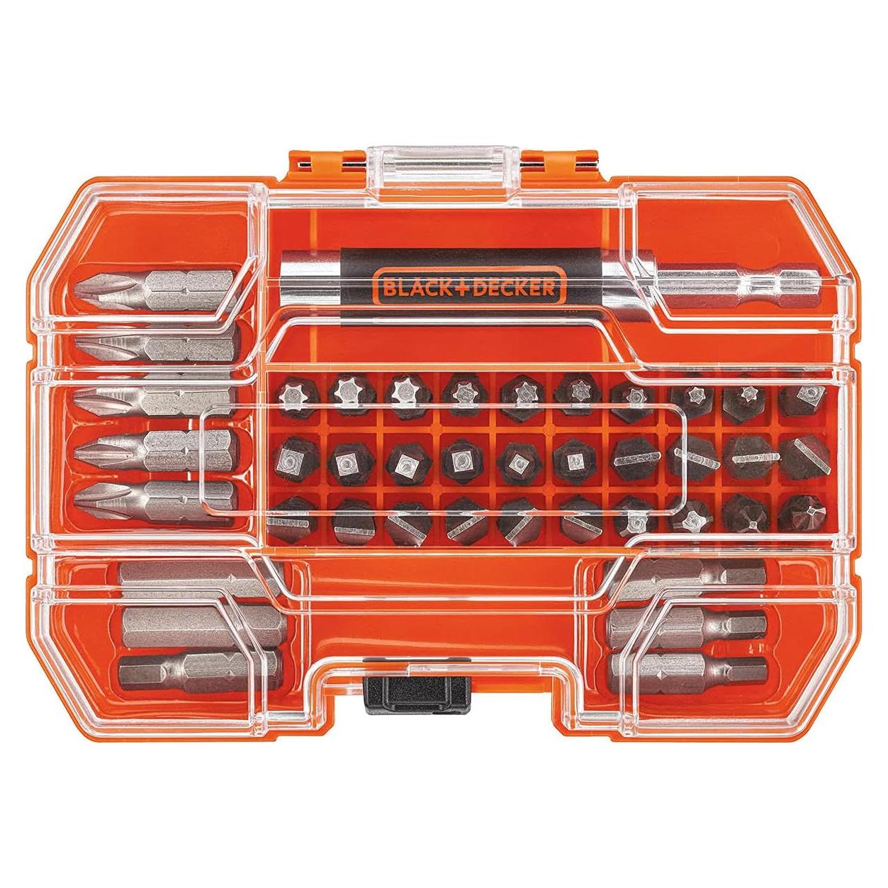 Juego de Puntas de Destornillador BLACK+DECKER 42 Piezas