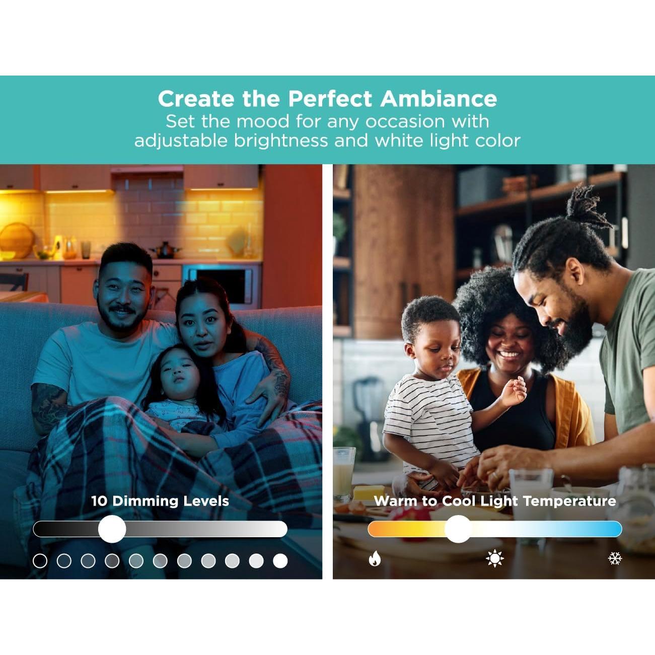 Kit de Luz LED Bajo Mueble Black+Decker 3 Barras 22,86 cm