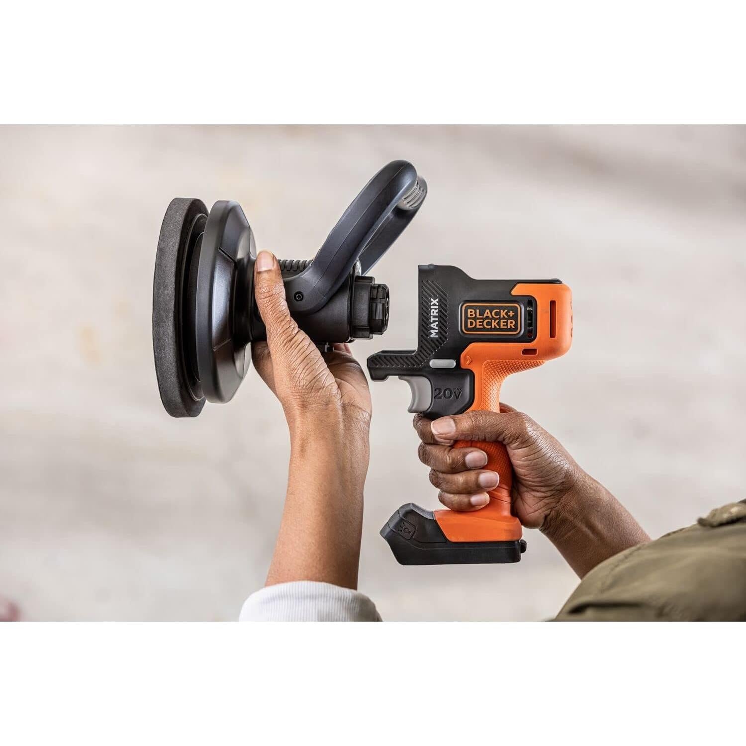 Kit de Pulido BLACK+DECKER MATRIX 20V, 3500 RPM, Naranja