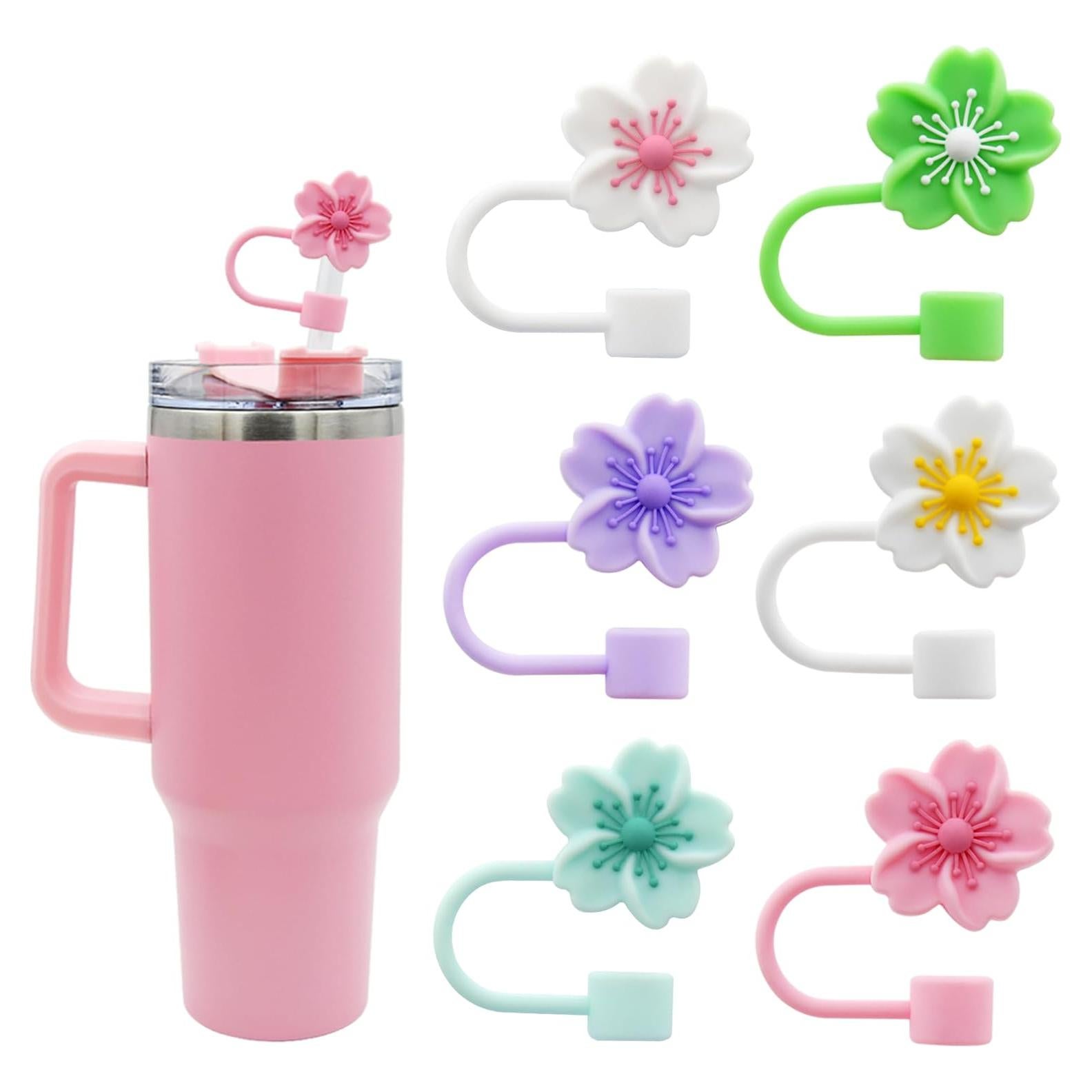 Cubierta de Silicona para Pajitas Stanley 10 mm - 6 Piezas