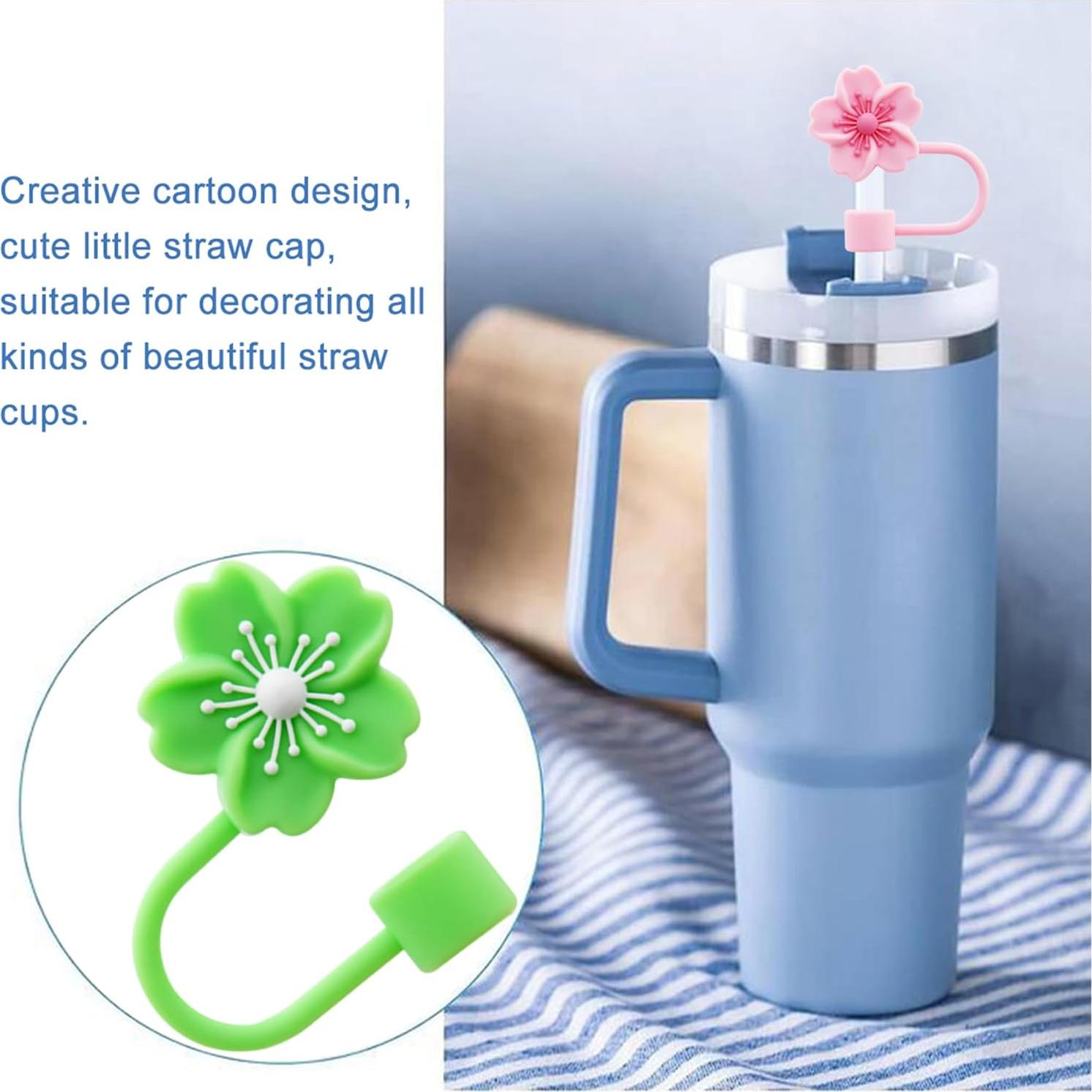 Cubierta de Silicona para Pajitas Stanley 10 mm - 6 Piezas