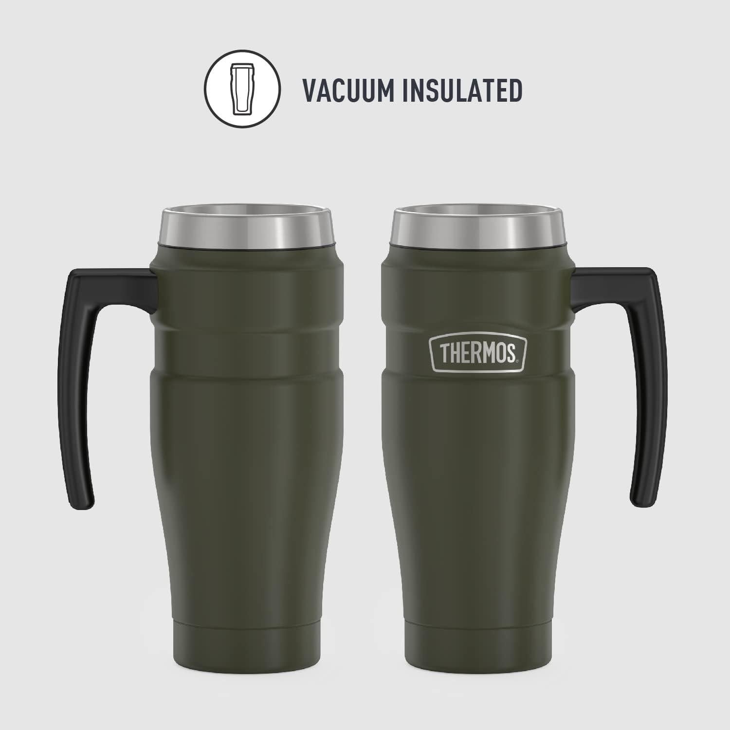 Taza de Viaje THERMOS Aislada 450ml Verde Militar