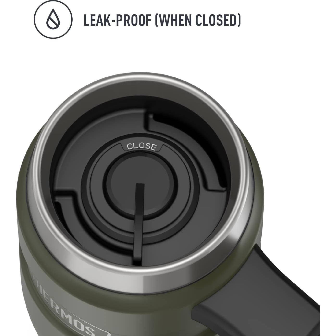 Taza de Viaje THERMOS Aislada 450ml Verde Militar