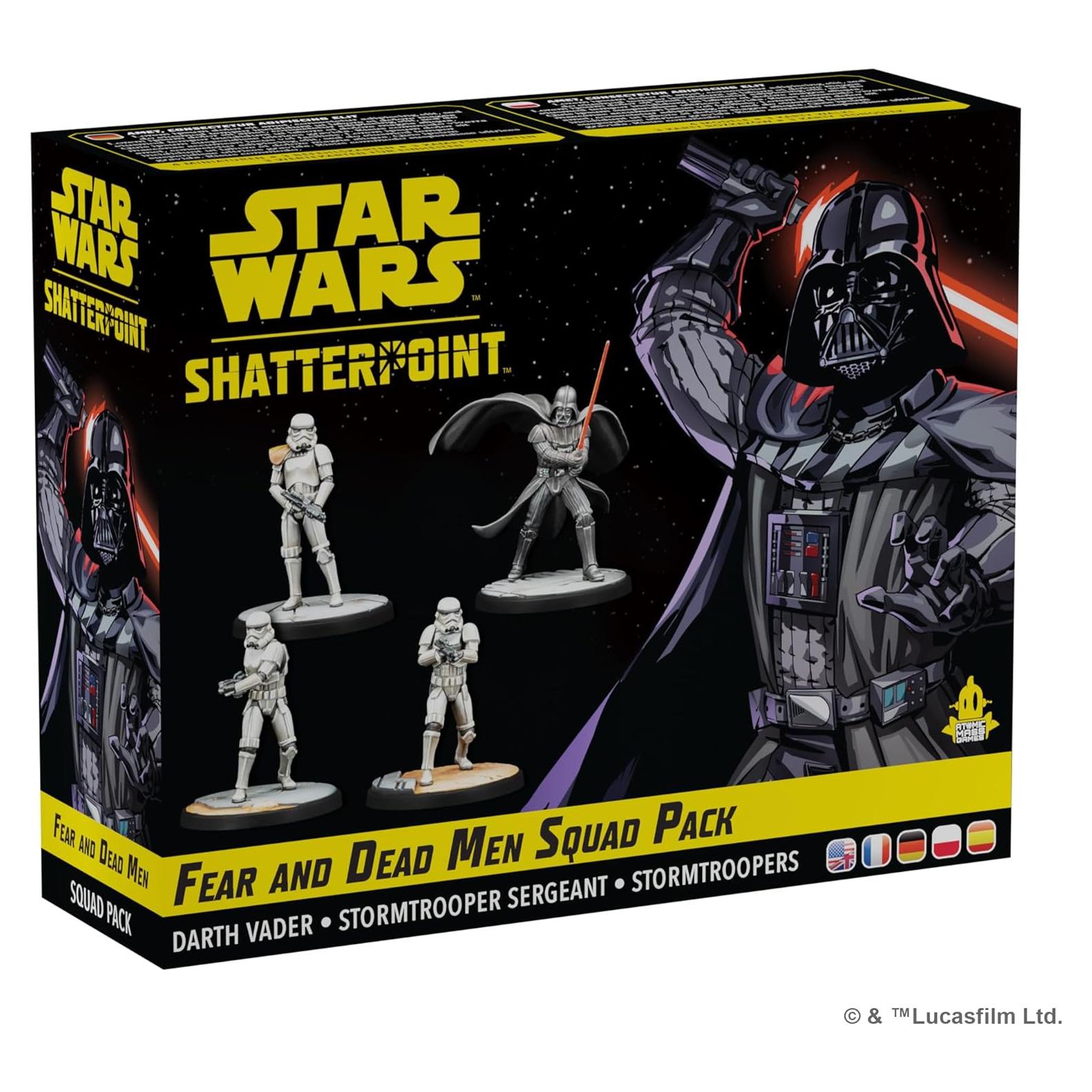 Star Wars Shatterpoint Darth Vader y Stormtroopers - Juego de Estrategia