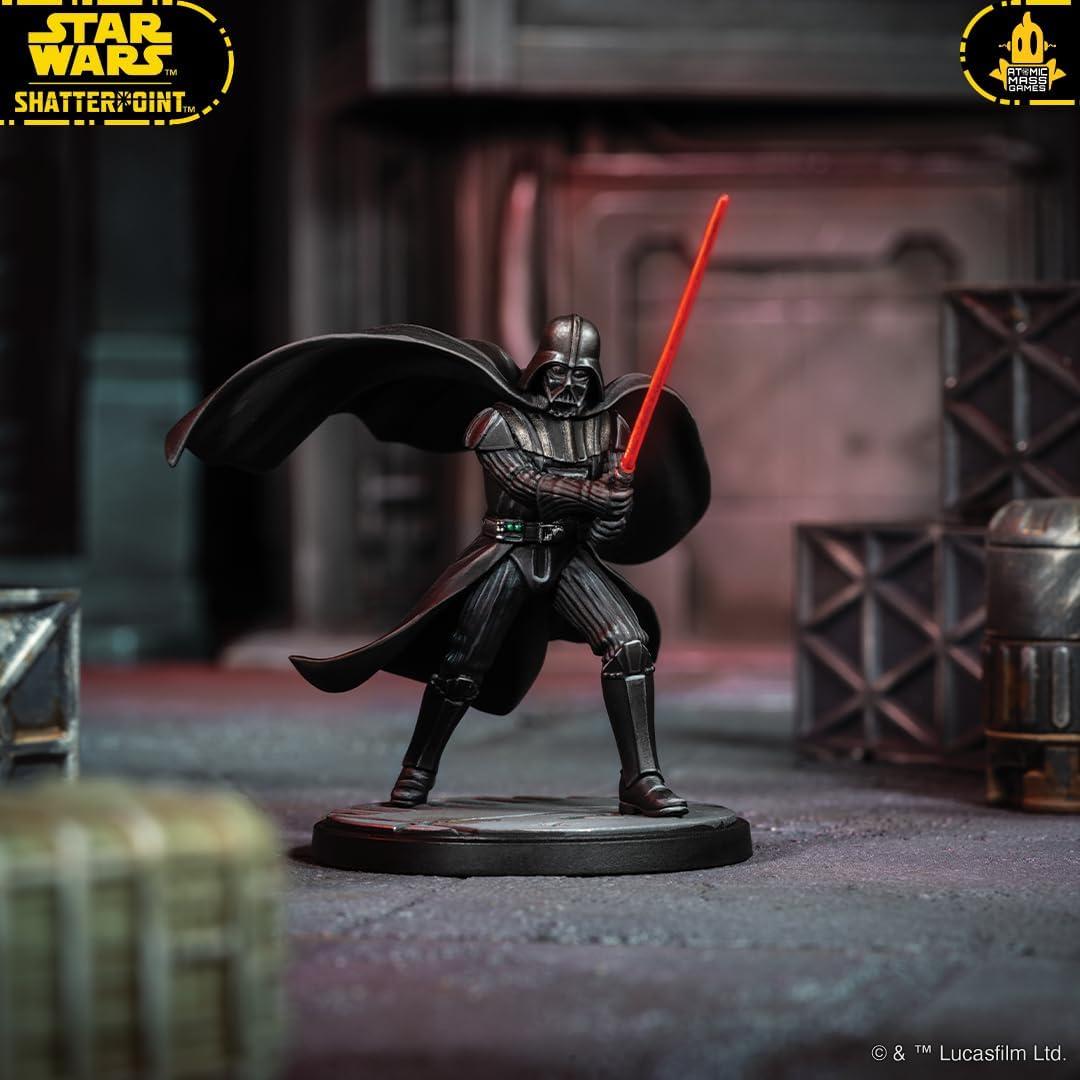 Star Wars Shatterpoint Darth Vader y Stormtroopers - Juego de Estrategia