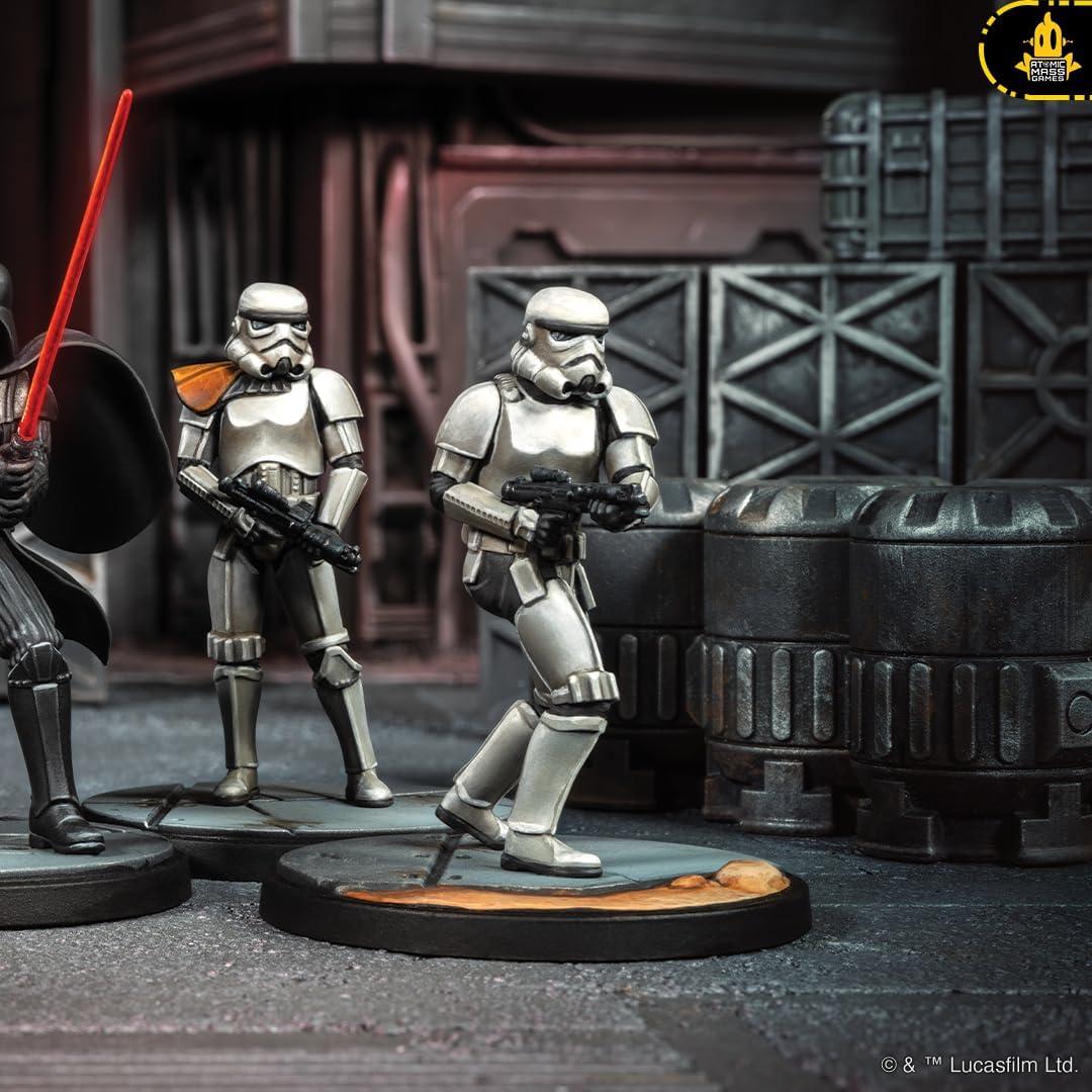 Star Wars Shatterpoint Darth Vader y Stormtroopers - Juego de Estrategia