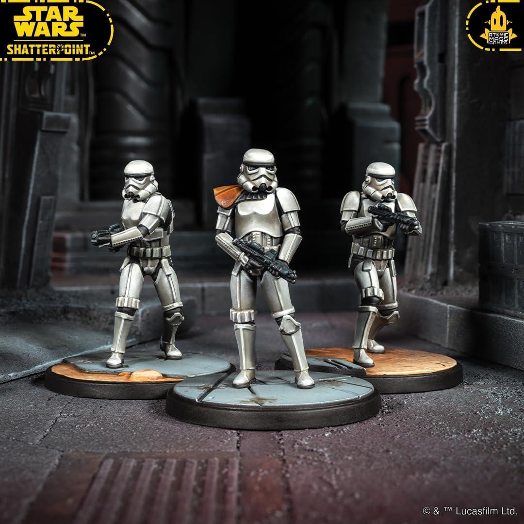 Star Wars Shatterpoint Darth Vader y Stormtroopers - Juego de Estrategia
