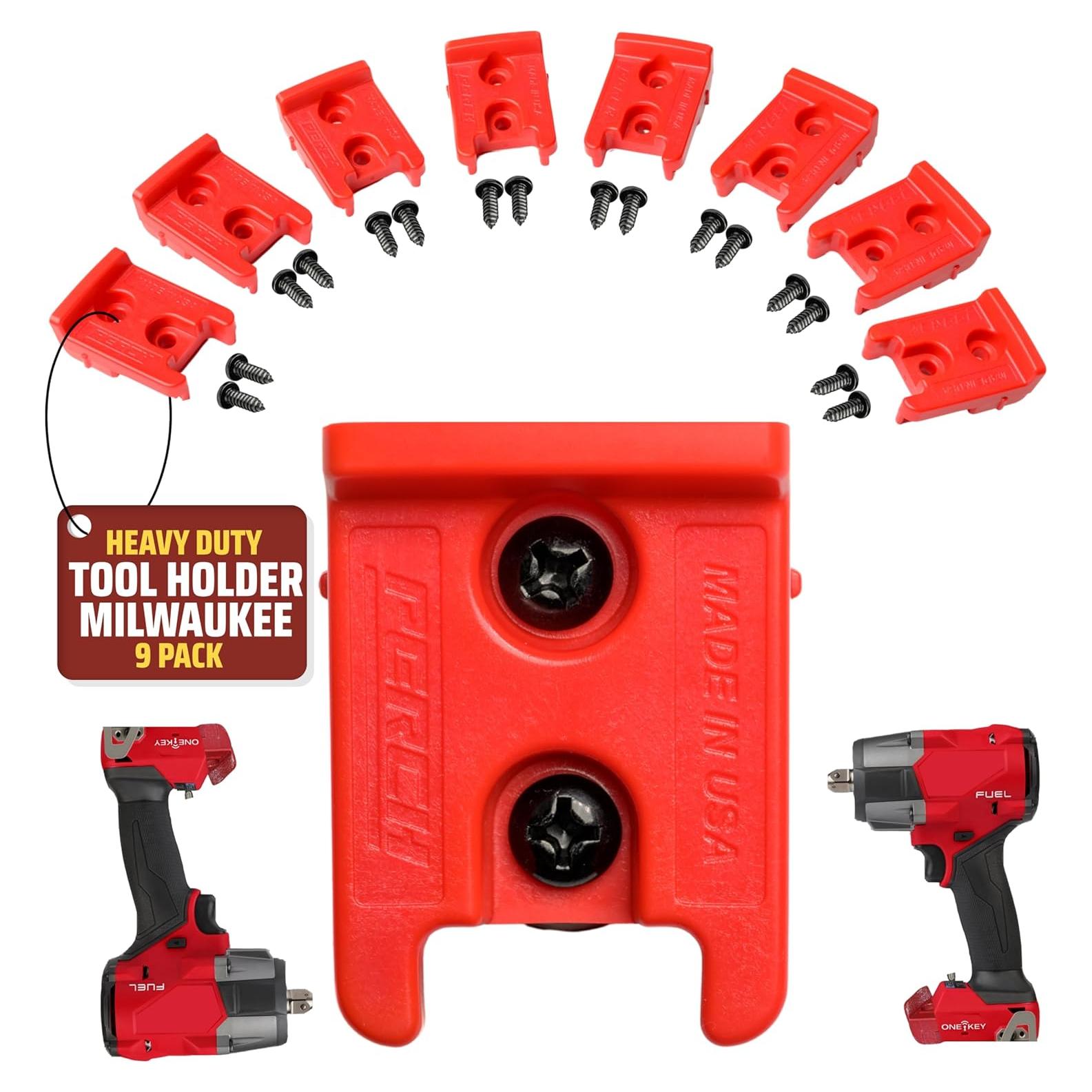 Soporte de herramientas Milwaukee M18 - Organizador 9 piezas