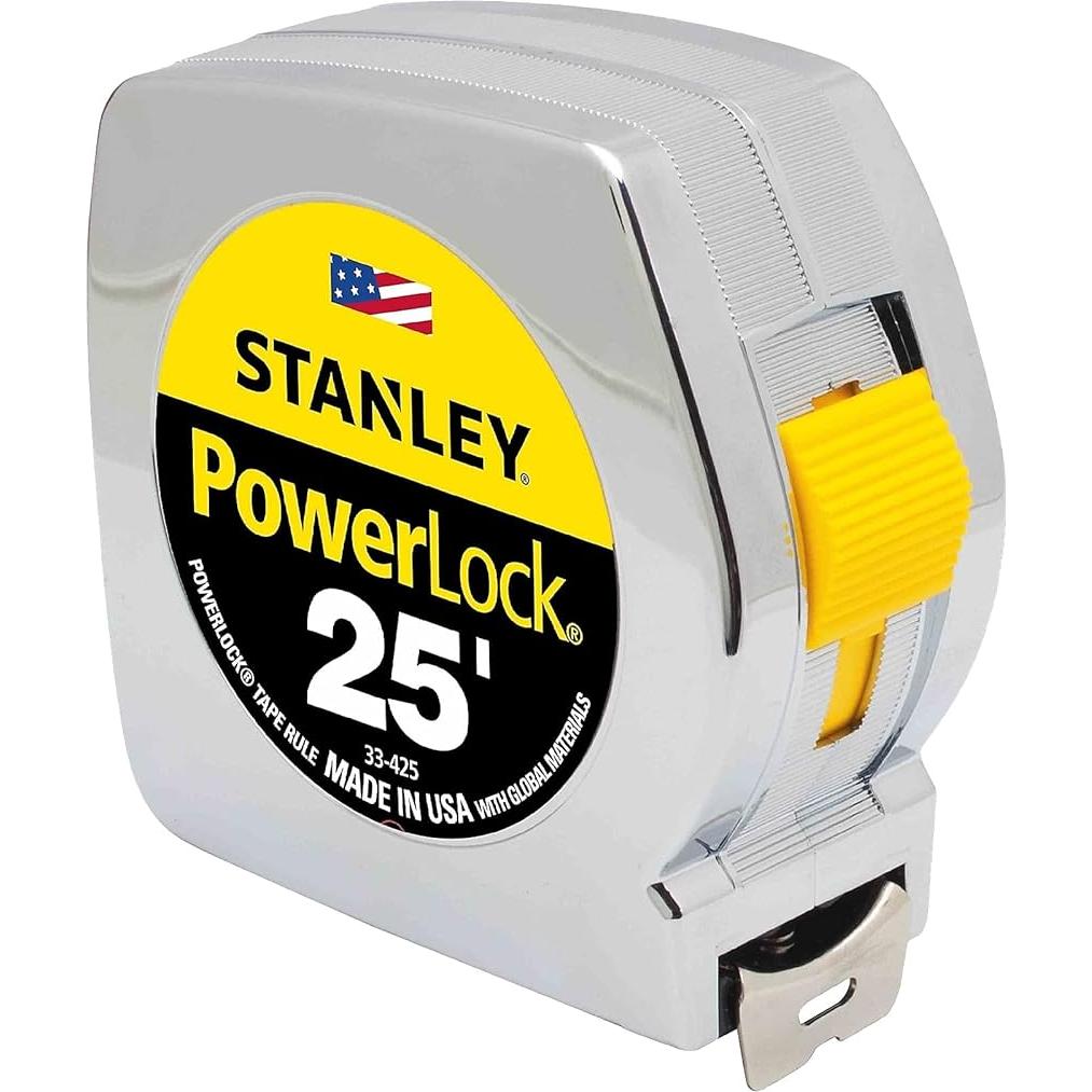 Regla Stanley Powerlock II 2.1m Amarillo Cromo