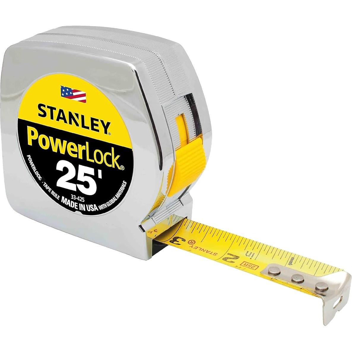 Regla Stanley Powerlock II 2.1m Amarillo Cromo