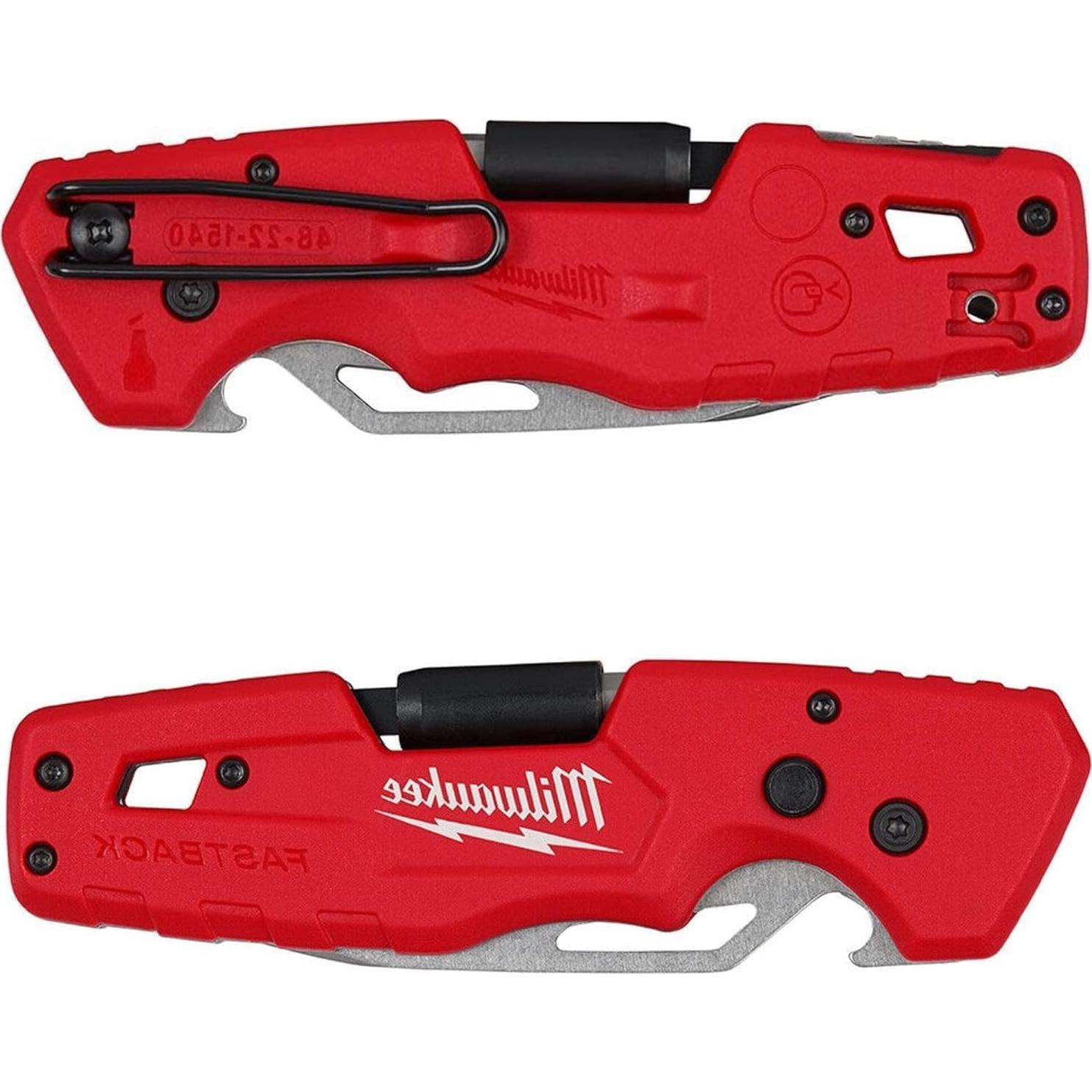 Cuchillo Utility Plegable Milwaukee 5-en-1 Acero Inoxidable