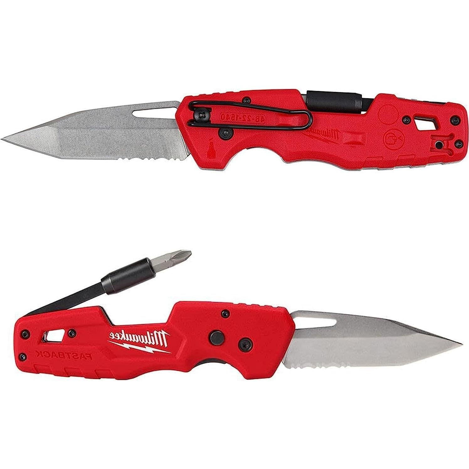Cuchillo Utility Plegable Milwaukee 5-en-1 Acero Inoxidable