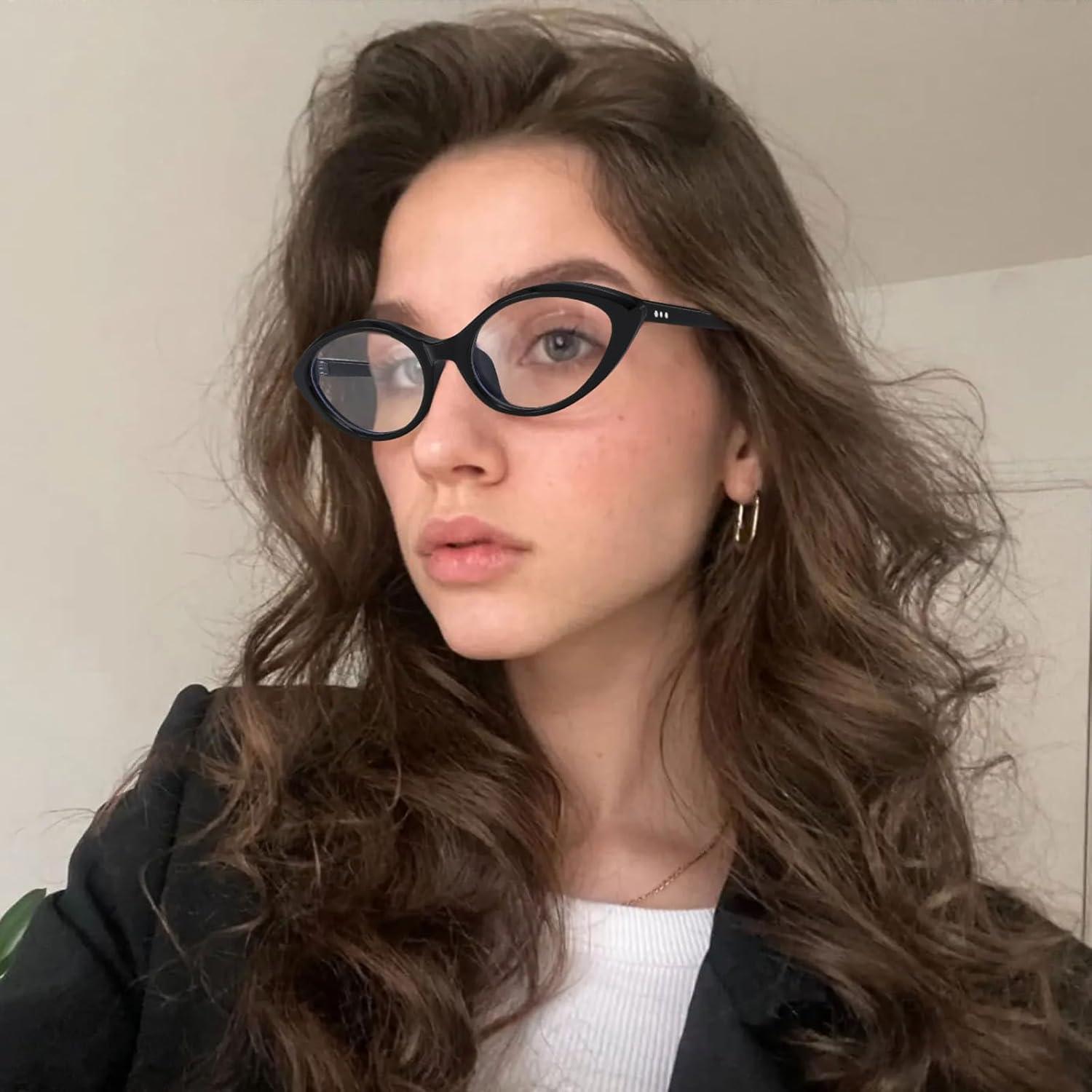 Gafas Bloqueadoras de Luz Azul LJCZKA Mujeres Ojo de Gato