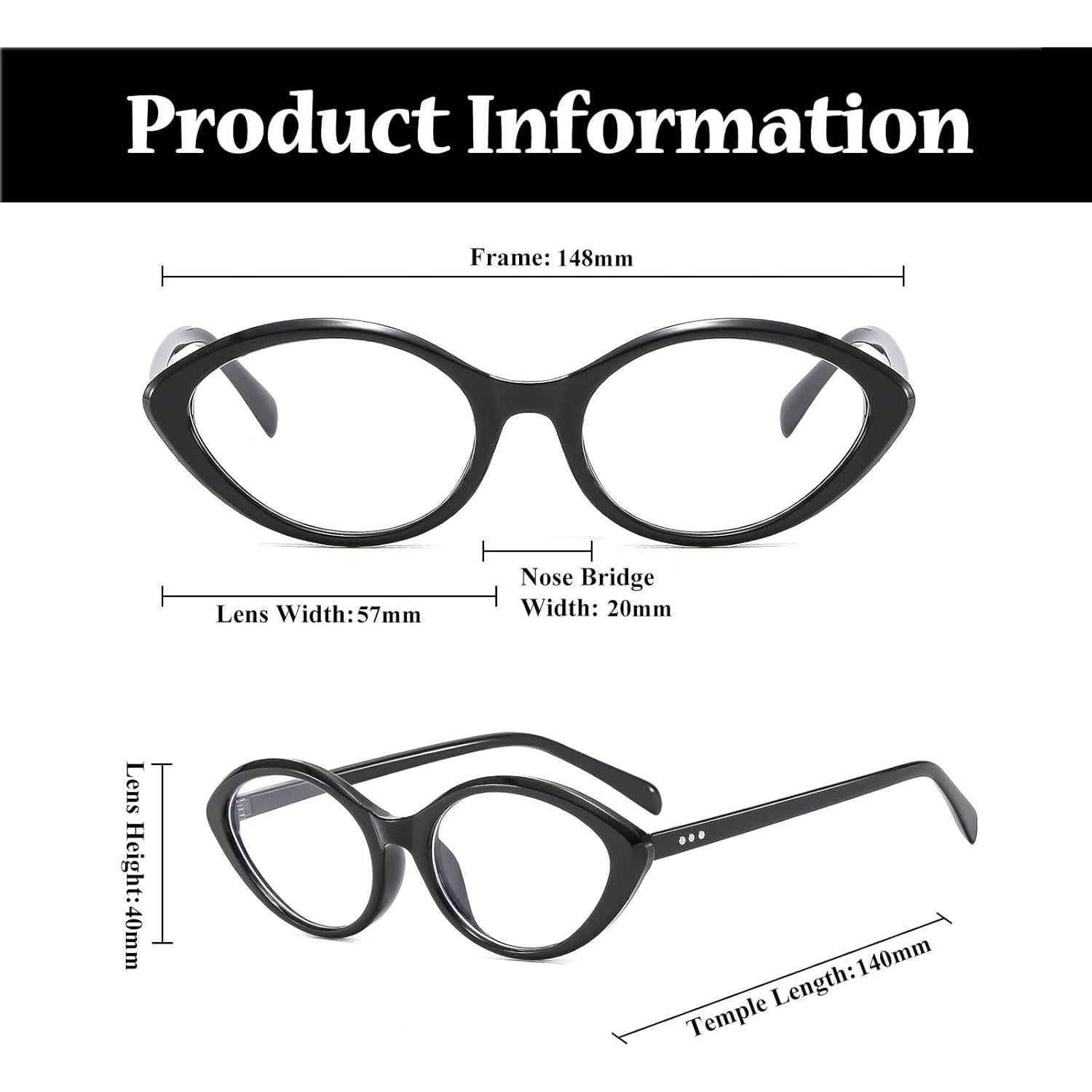 Gafas Bloqueadoras de Luz Azul LJCZKA Mujeres Ojo de Gato