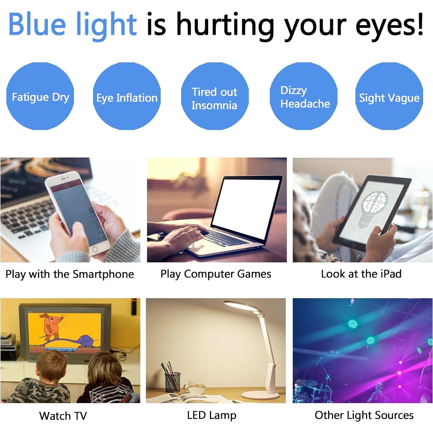 Gafas Bloqueadoras de Luz Azul LJCZKA Mujeres Ojo de Gato