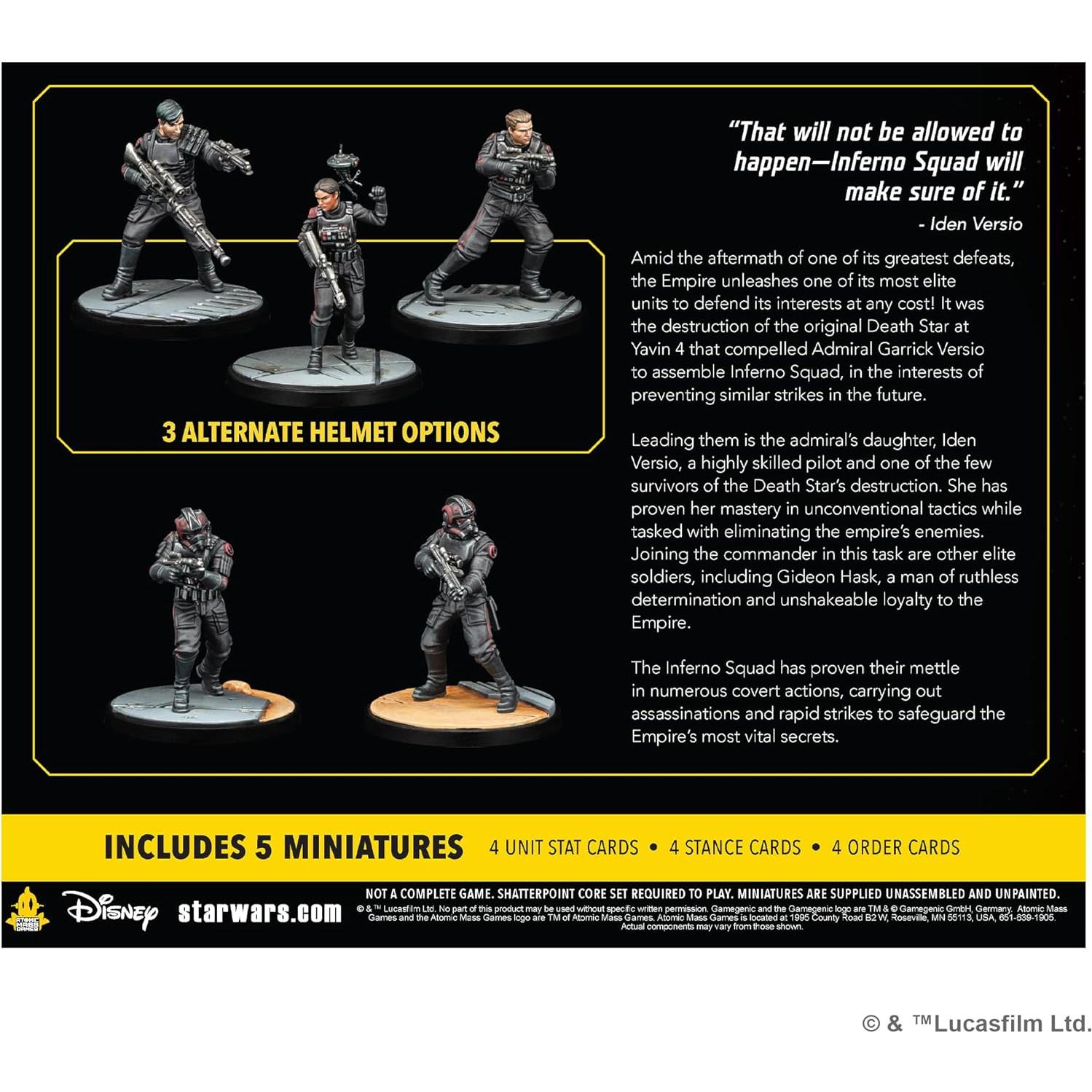 Star Wars Shatterpoint Paquete de Escuadra - Iden Versio