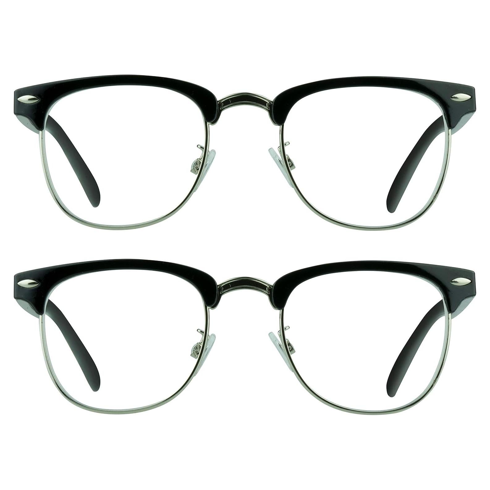 Gafas de Lectura proSPORT 2 Pares Semi Sin Montura +1.00