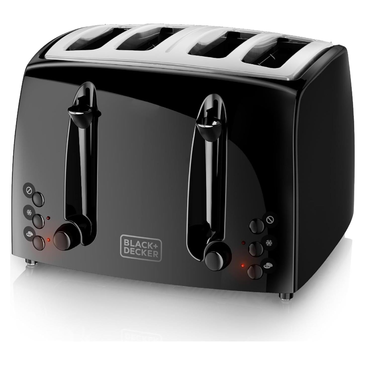 Tostadora 4 Rebanadas BLACK+DECKER TR1410BD Extra Ancha