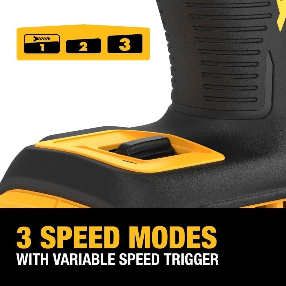 Destornillador de Impacto DEWALT 20V MAX XR 3 Velocidades