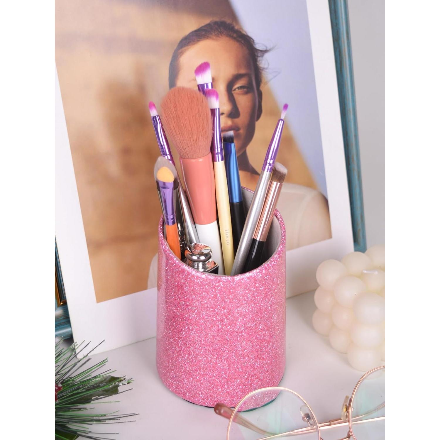 Soporte para Gafas Bleiou 2 Paquetes Cuero PU Rosa y Azul