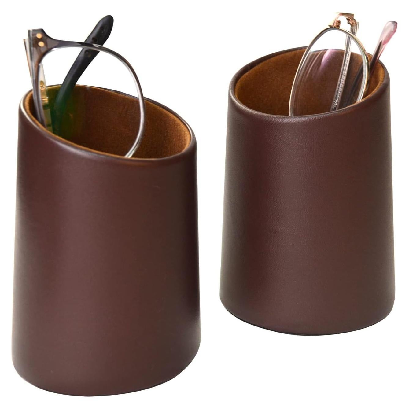 Estuche para Gafas Bleiou de Cuero PU - Paquete de 2