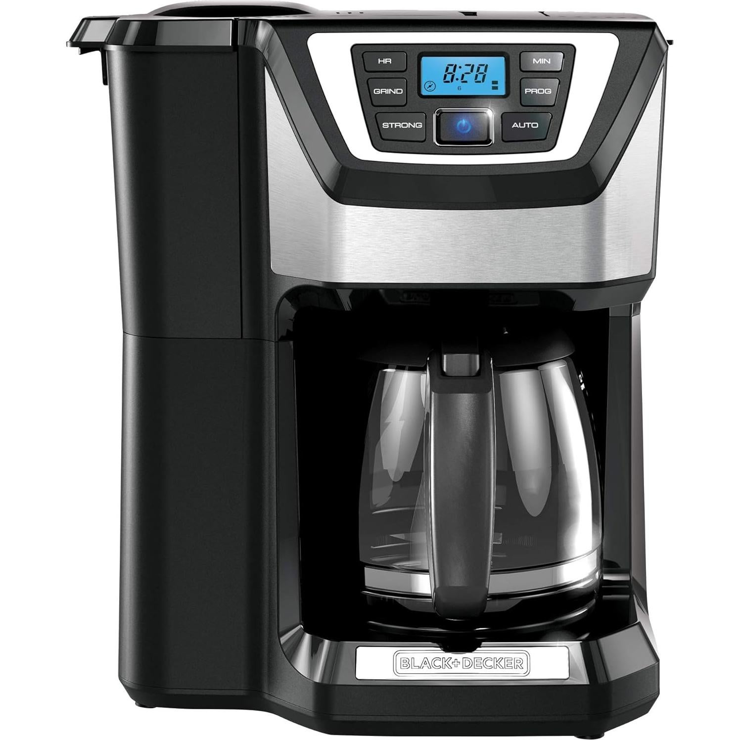 Cafetera BLACK+DECKER 12 Tazas con Molinillo Programable
