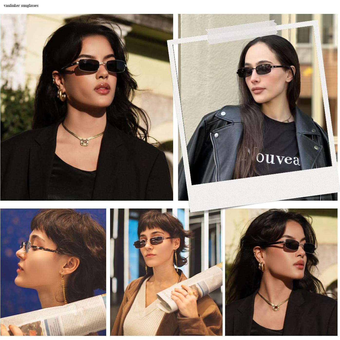 Gafas de sol retro VANLINKER VL9684 UV400 para hombres y mujeres