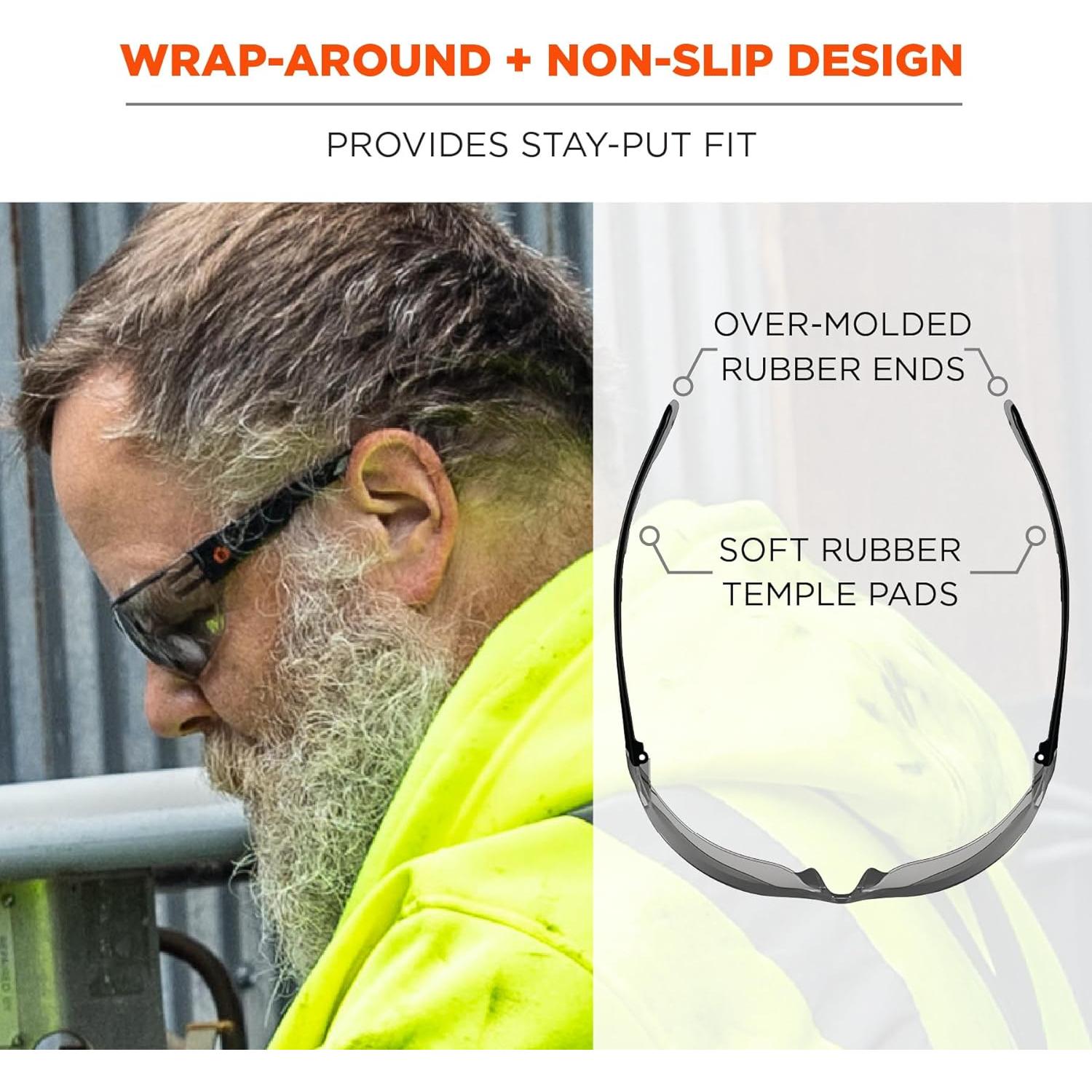 Gafas de Seguridad Ergodyne Skullerz Vali Antivaho Paquete de 2