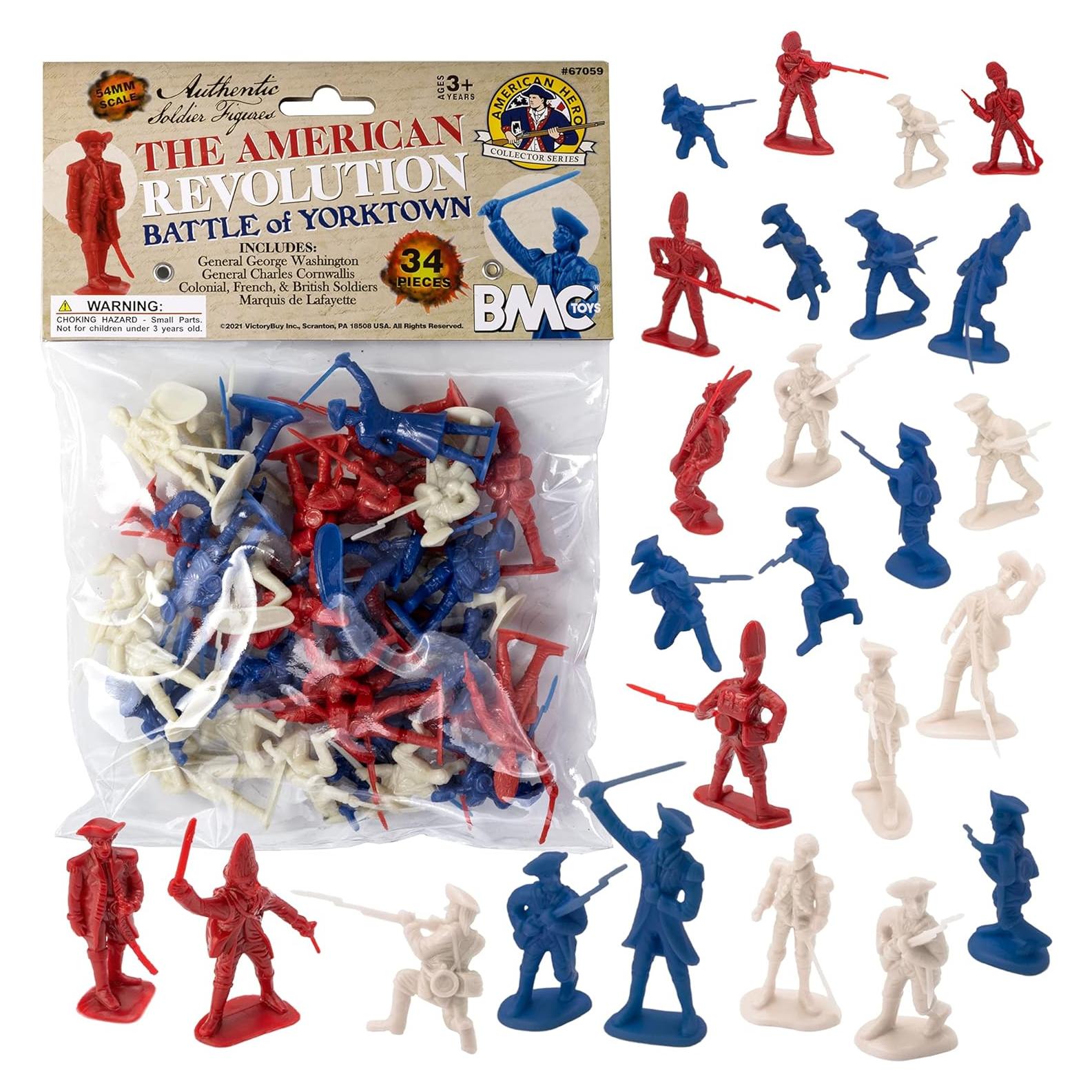 Set de 34 Soldados de Plástico BMC Guerra Revolucionaria