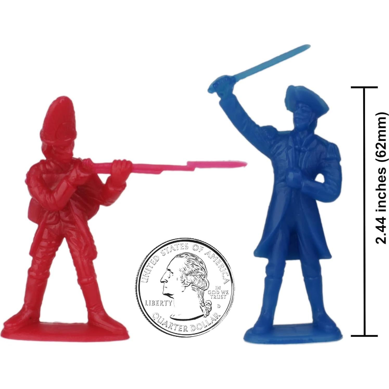 Set de 34 Soldados de Plástico BMC Guerra Revolucionaria