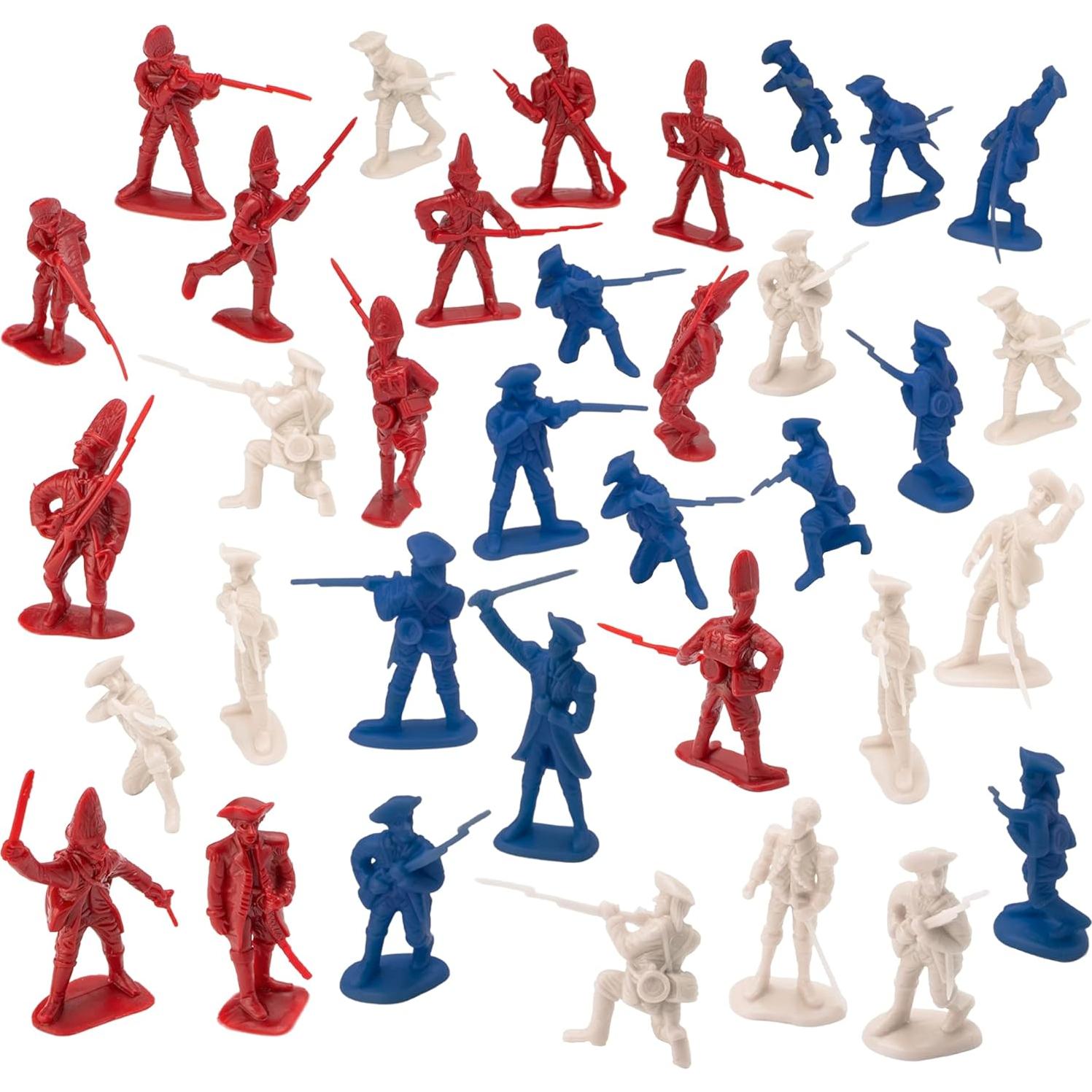 Set de 34 Soldados de Plástico BMC Guerra Revolucionaria