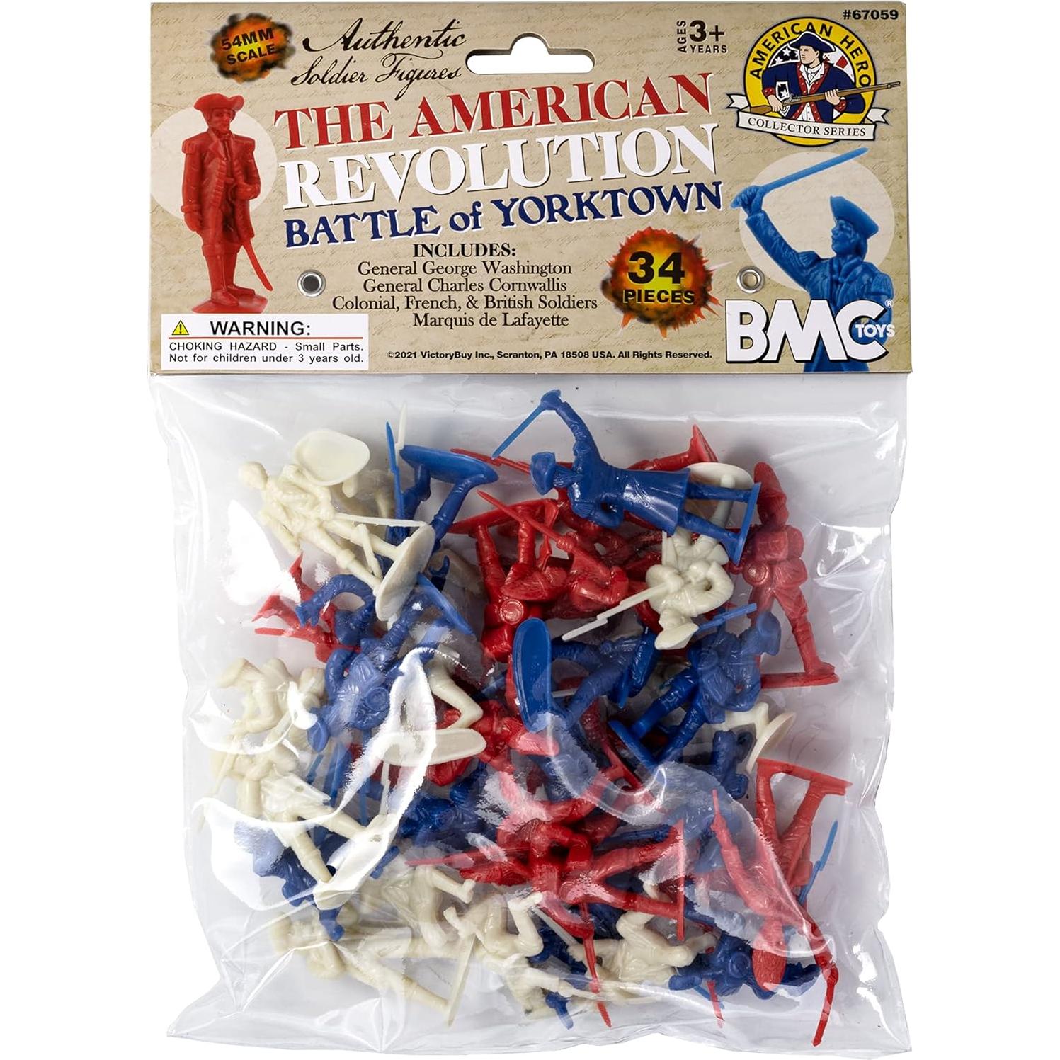 Set de 34 Soldados de Plástico BMC Guerra Revolucionaria