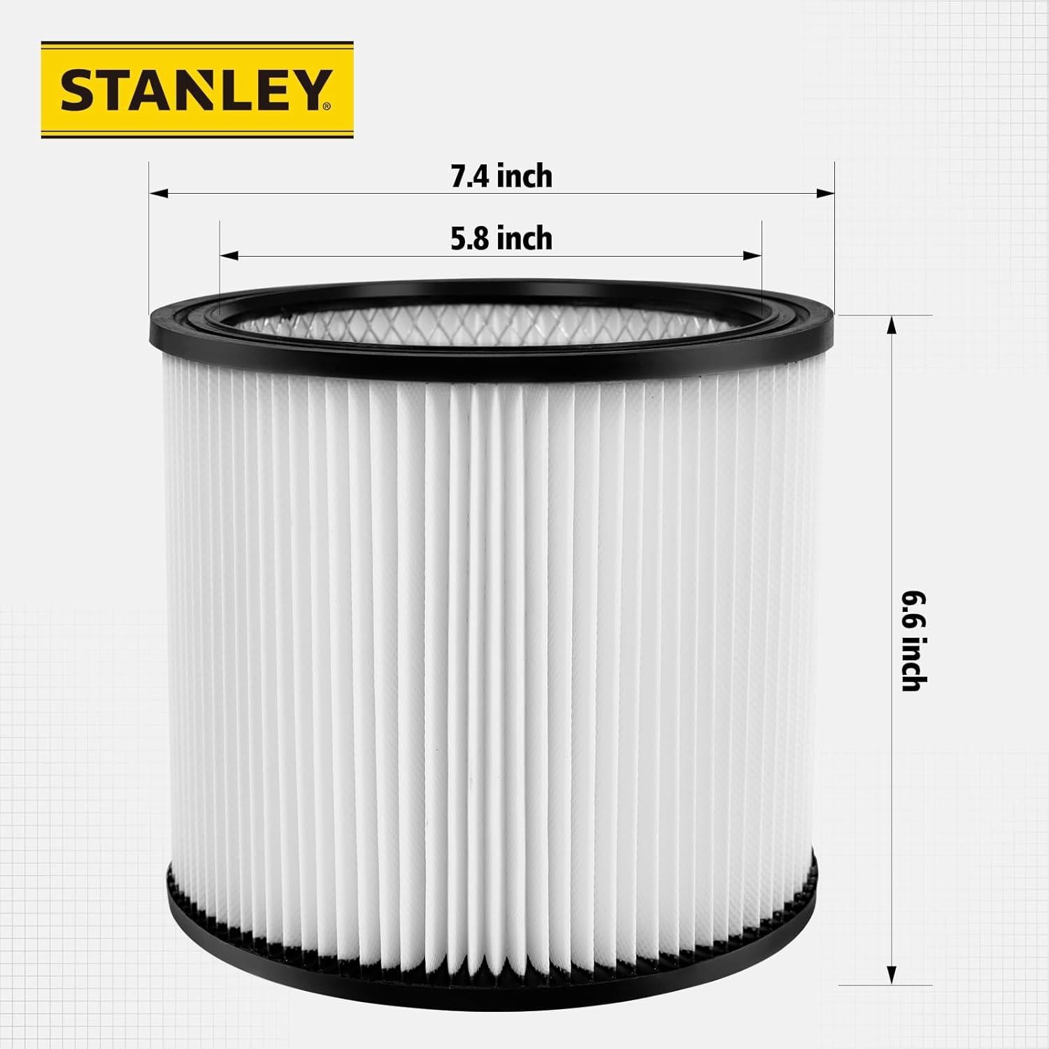 Filtro Hepa Stanley 08-2566B para aspiradoras 19.56 cm