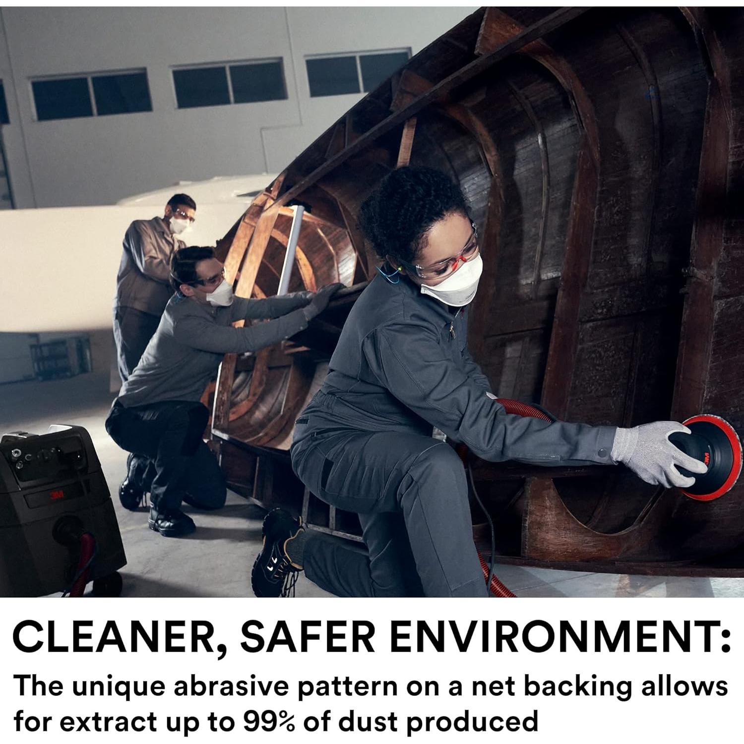 Discos de Lijado 3M Xtract 710W, 15.24 cm, Pack 50