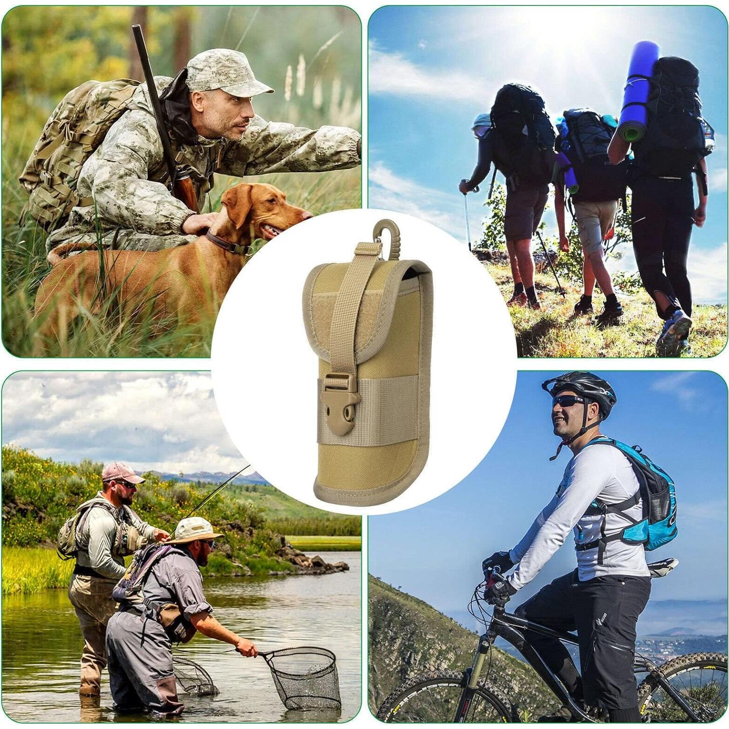 Estuche de Gafas BRAVECOW Nylon 1000D Negro Portátil