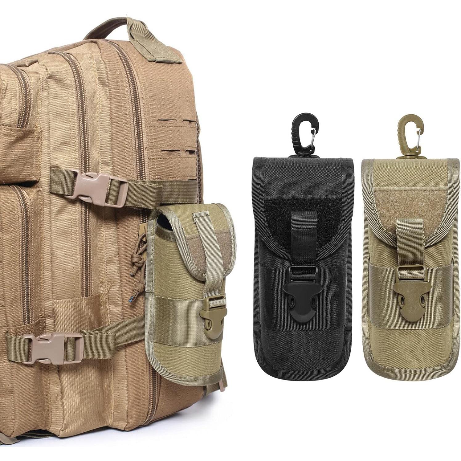 Estuche de Gafas BRAVECOW Nylon 1000D Negro Portátil