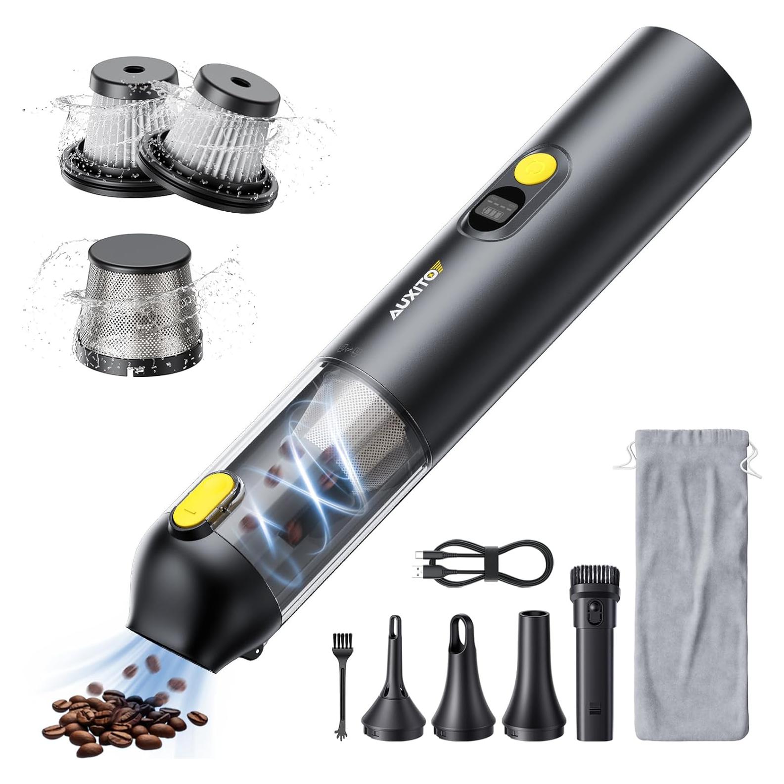 Aspiradora de Coche Portátil Inalámbrica AUXITO VC030 14000Pa