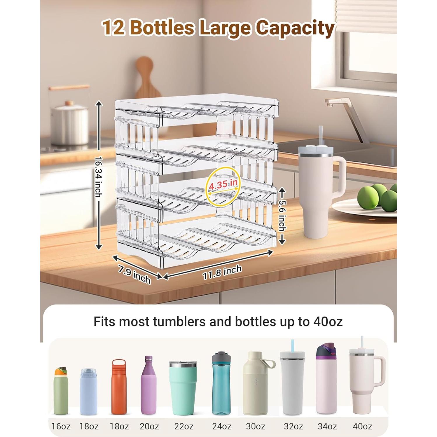 Organizador de Botellas Gracenal para Taza Stanley 12 Botellas